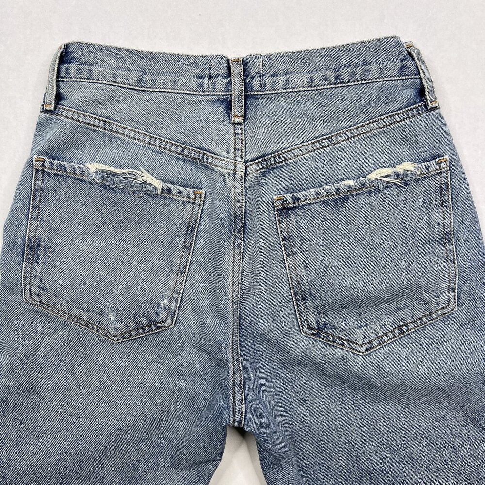 Agolde Riley High-Rise Straight Crop Better than Vintage ButtonFly Jeans 26 NWOT - Picture 4 of 7